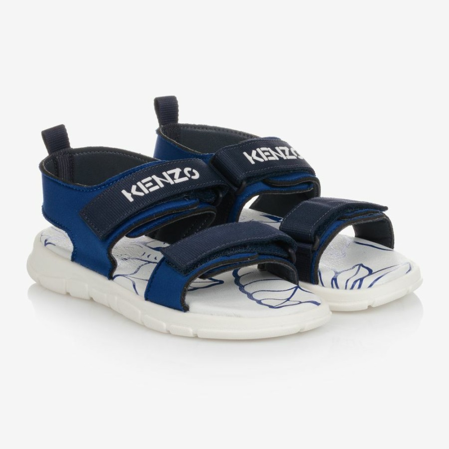 * Boy | Popular Teen Blue Velcro Sandal