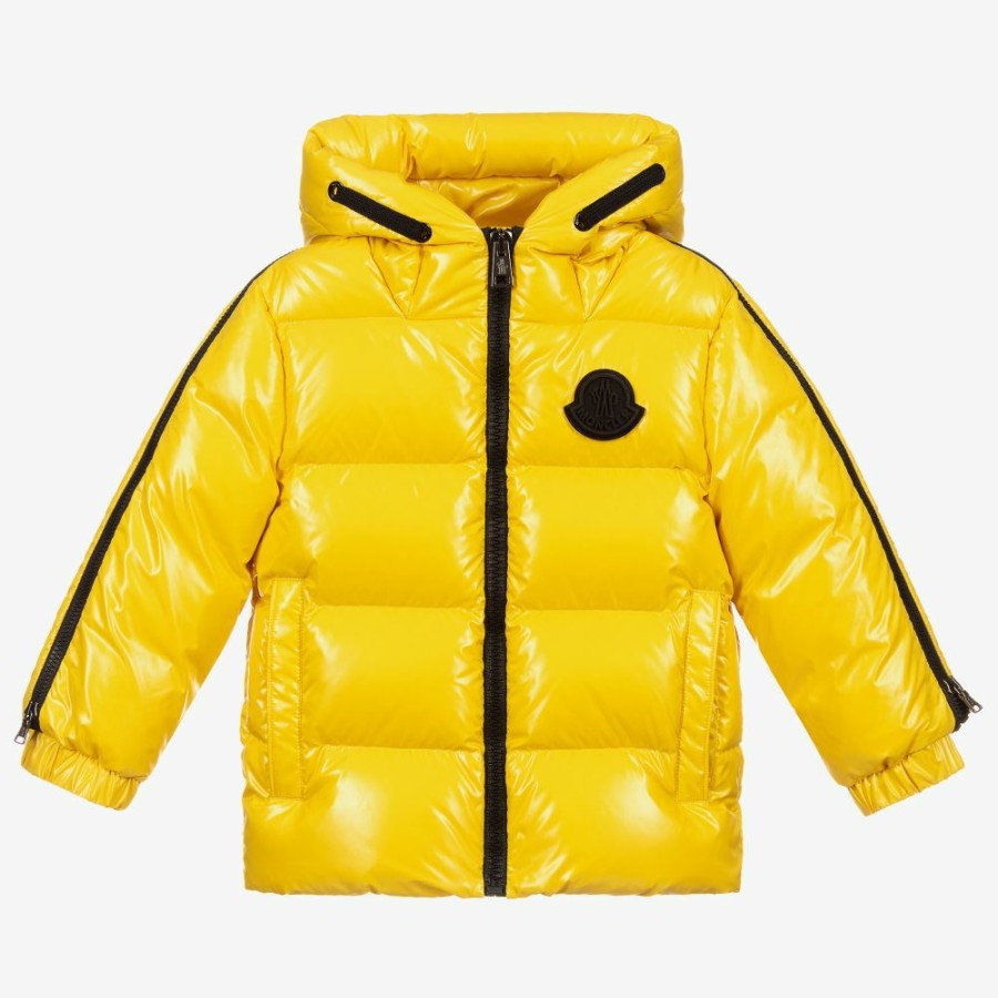 * Outfits | Discounts Boys Yellow Down Puffer Jacket