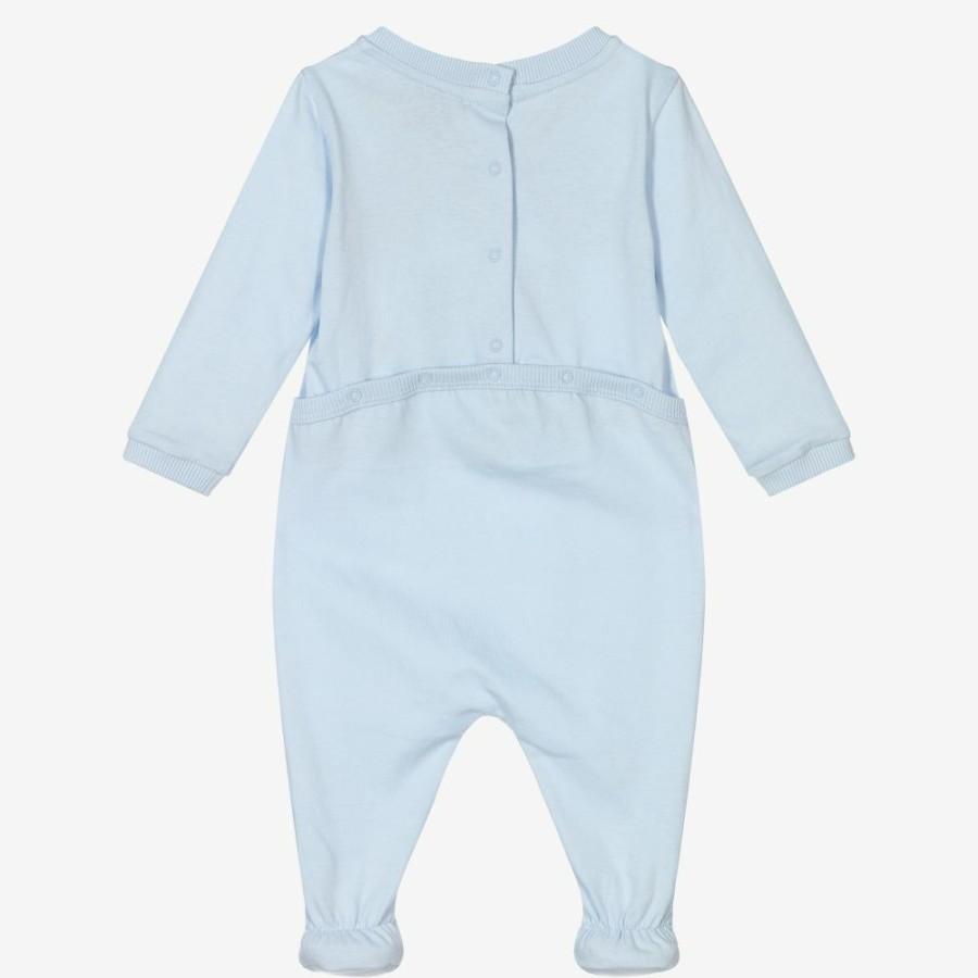 * Babysuits | Exclusive Pale Blue Cotton Babygrow