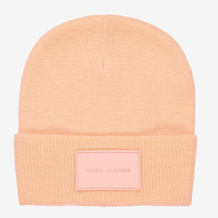 * Accessories | Discount Girls Orange Beanie Logo Hat