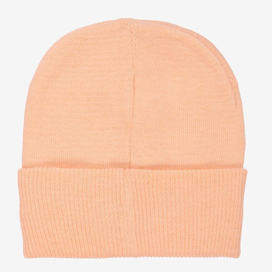 * Accessories | Discount Girls Orange Beanie Logo Hat