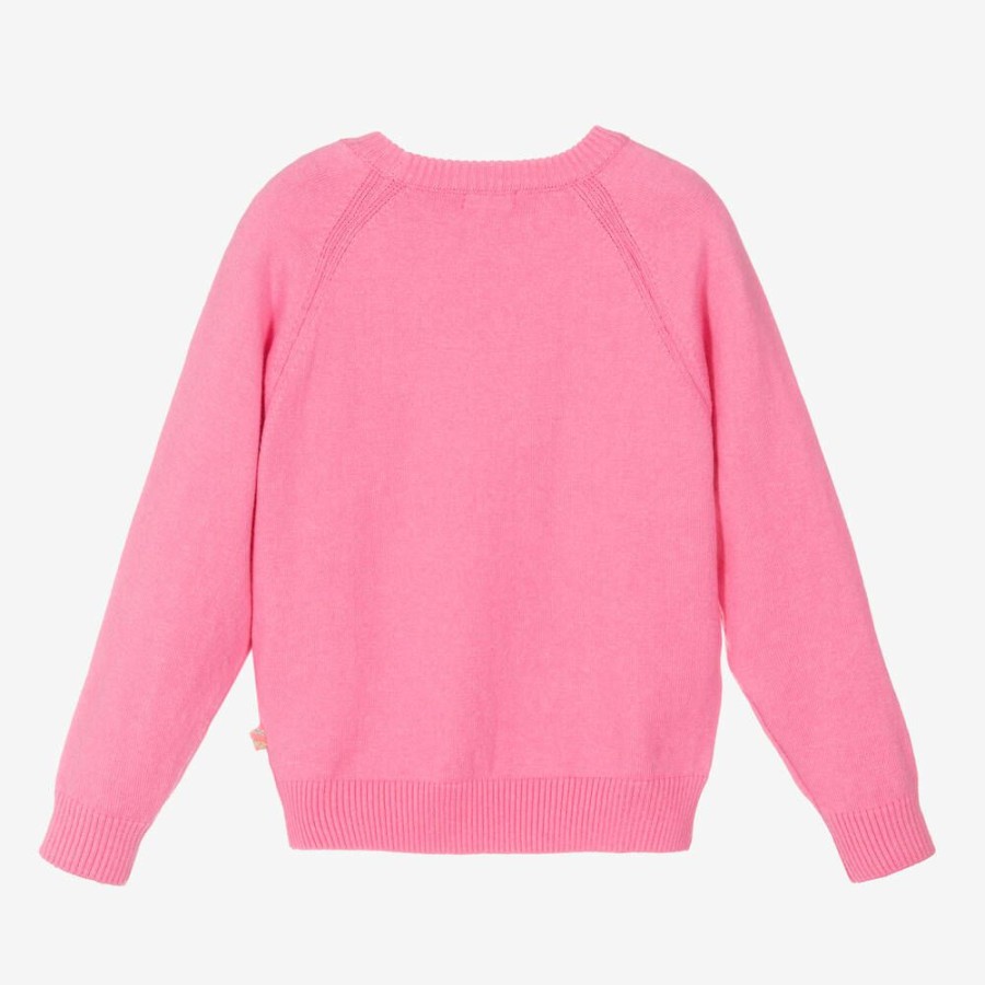 * Tops | Best Sale Girls Pink Cotton Sweater