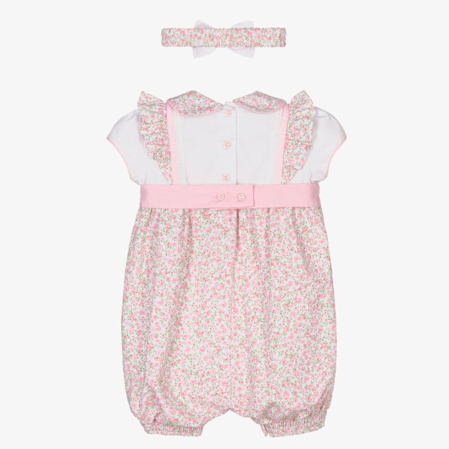 * Babysuits | Cheaper Baby Girls Pink Shortie Set