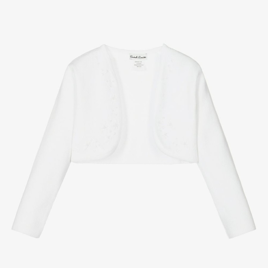 * Tops | Good Quality Girls White Cotton Cardigan