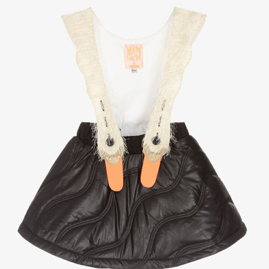 * Outfits | Store Girls Black Ivory Swan Skirt