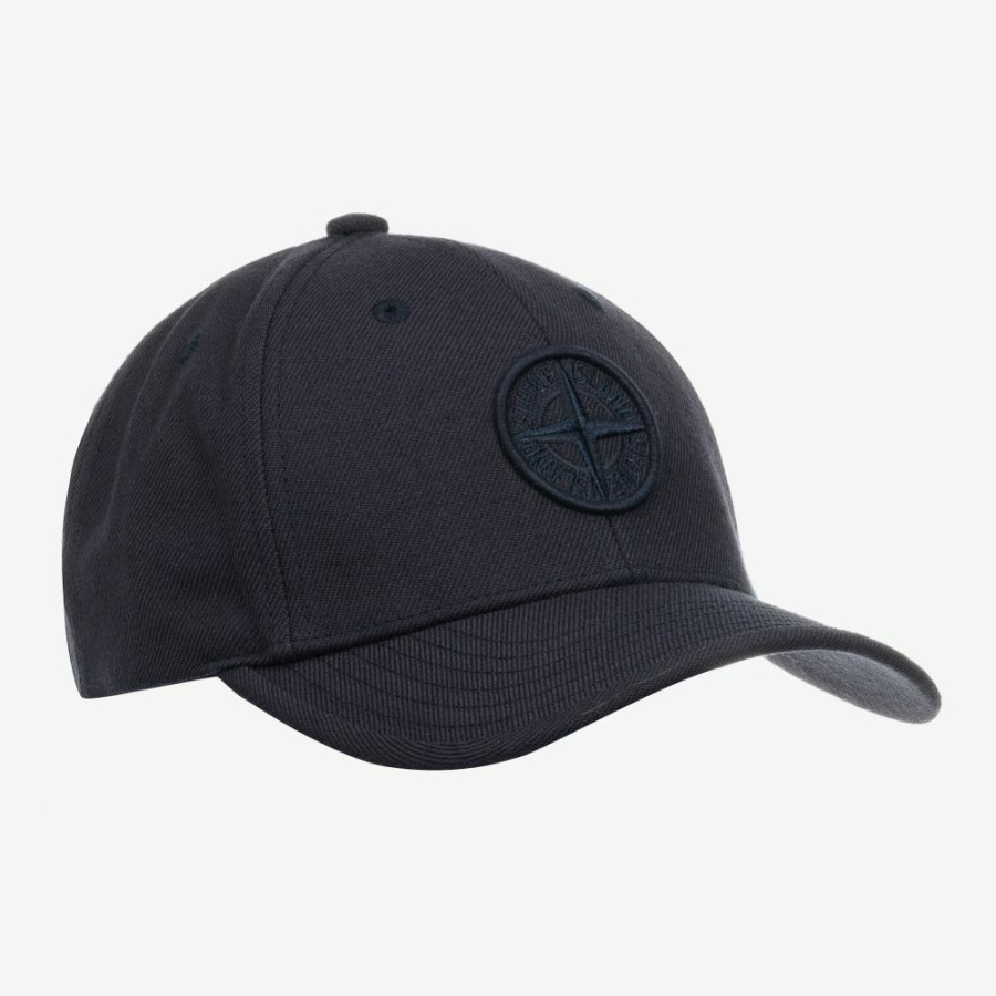 * Accessories | Good Quality Blue Wool Blend Logo Cap