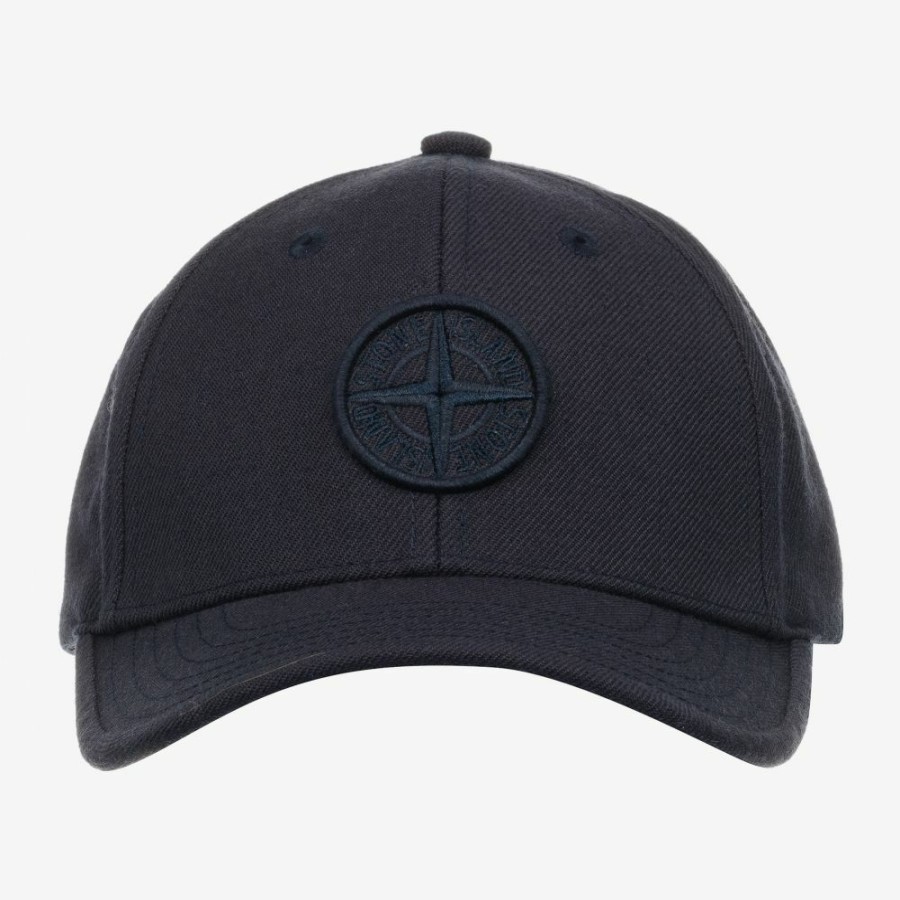 * Accessories | Good Quality Blue Wool Blend Logo Cap