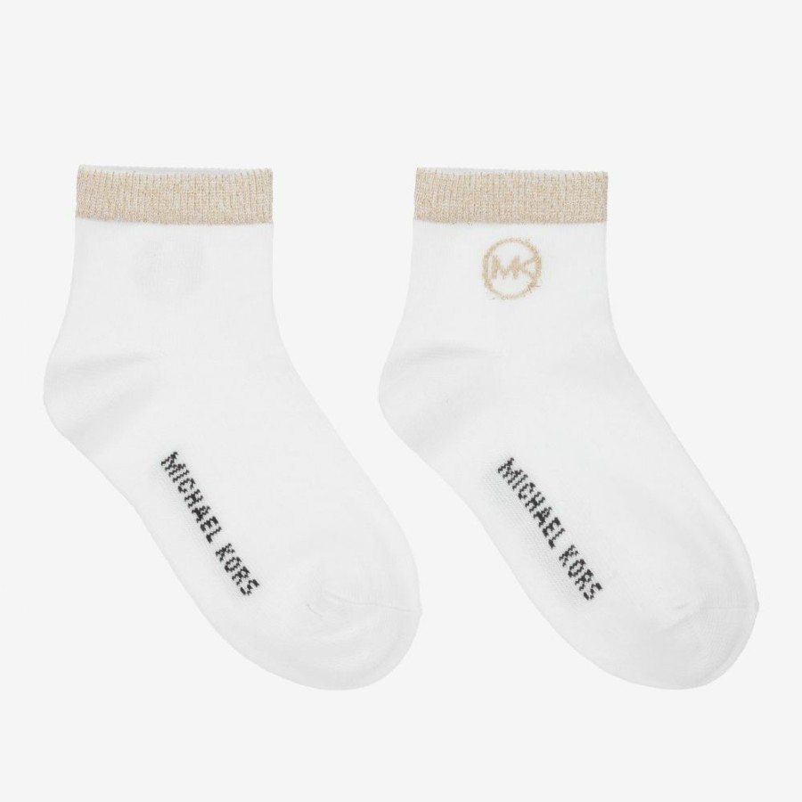 * Accessories | Best-Selling Girls White Logo Socks