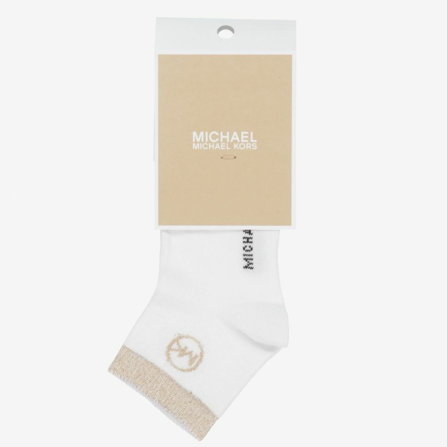 * Accessories | Best-Selling Girls White Logo Socks