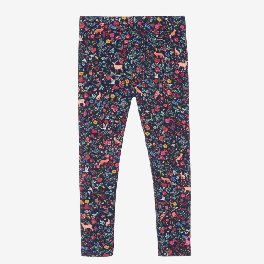 * Outfits | Online Blue Cotton Floral Leggings