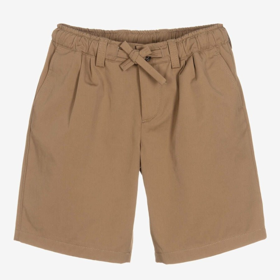 * Outfits | Discount Boys Beige Cotton Shorts