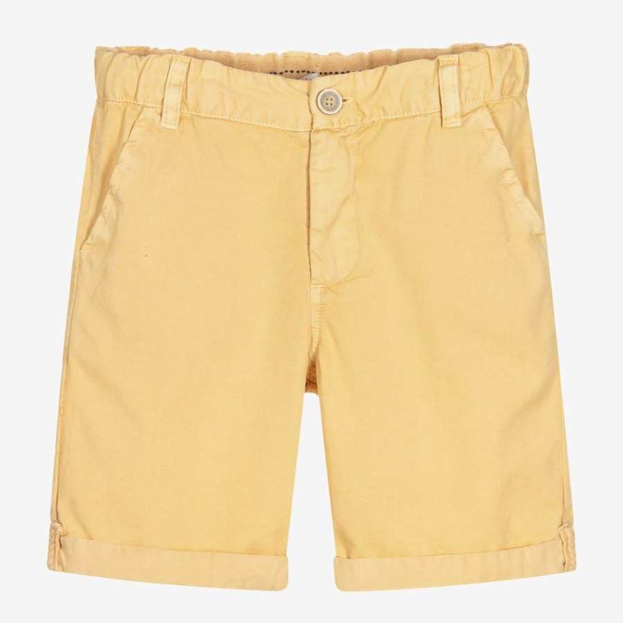 * Outfits | Tendy Style Boys Yellow Cotton Shorts