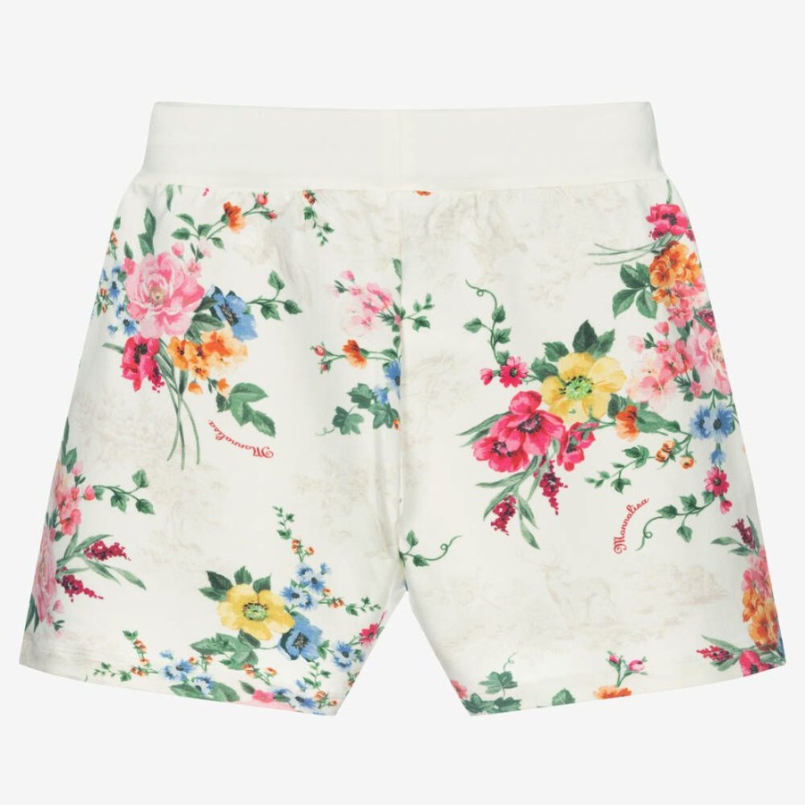 * Girl | Promotion Teen Girls Ivory Floral Shorts