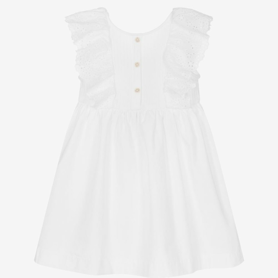 * Outfits | Good Quality Girls White Cotton Dress