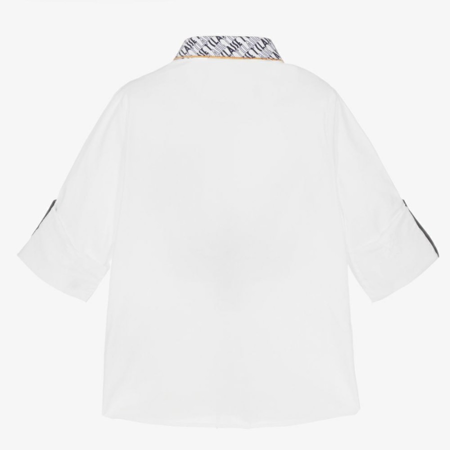 * Tops | Crazy Deals Boys White Logomania Shirt