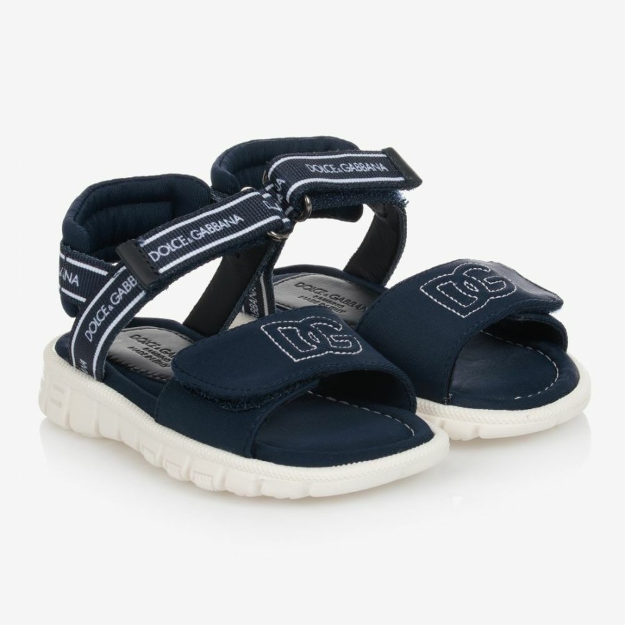 * Shoes | Online Blue Dg Logo Baby Sandals