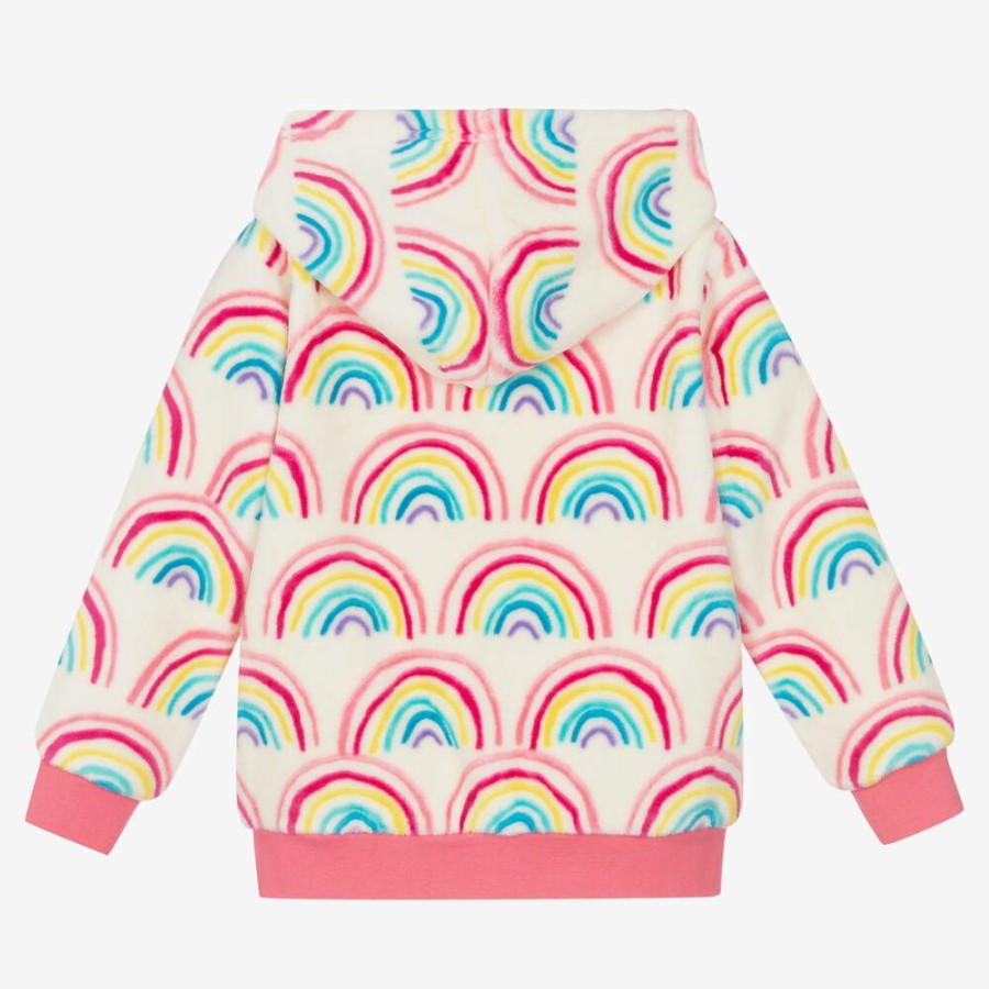 * Tops | Best-Selling Girls Ivory Rainbow Zip-Up Top