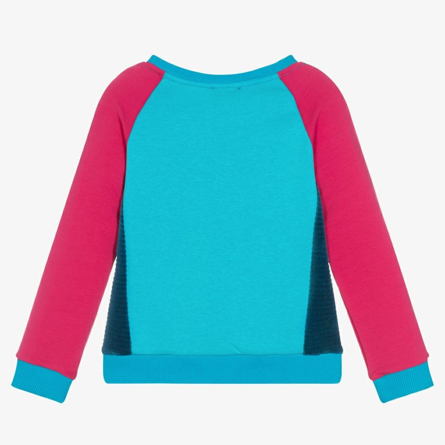 * Tops | Lower Prices Blue Pink Cotton Sweatshirt