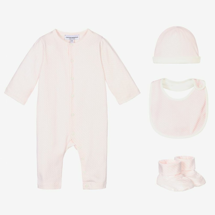 * Babysuits | Best-Selling Pink 4 Piece Babysuit Gift Set