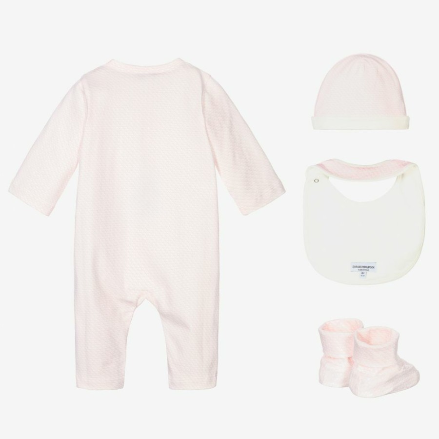 * Babysuits | Best-Selling Pink 4 Piece Babysuit Gift Set