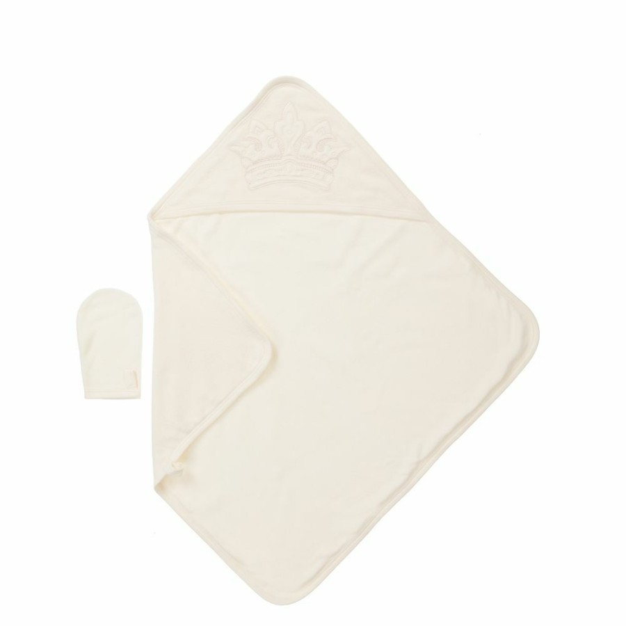 * Accessories | Excellent Ivory Towel Mitt Set