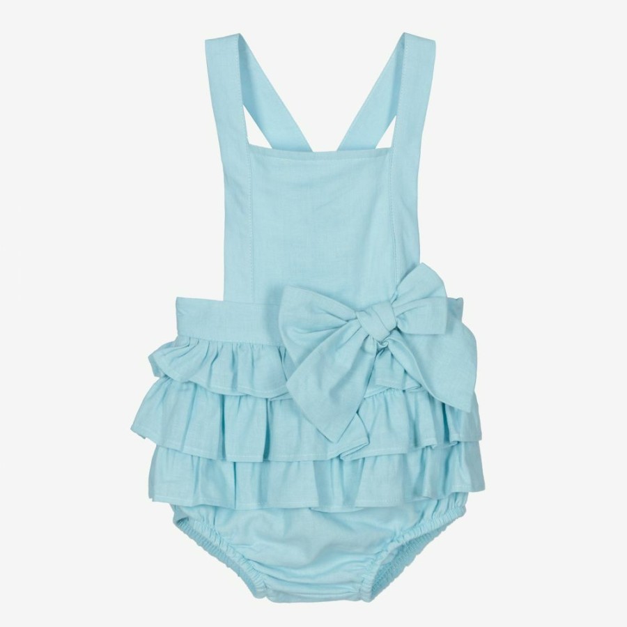 * Babysuits | Best Sale Baby Girls Blue Cotton Shortie