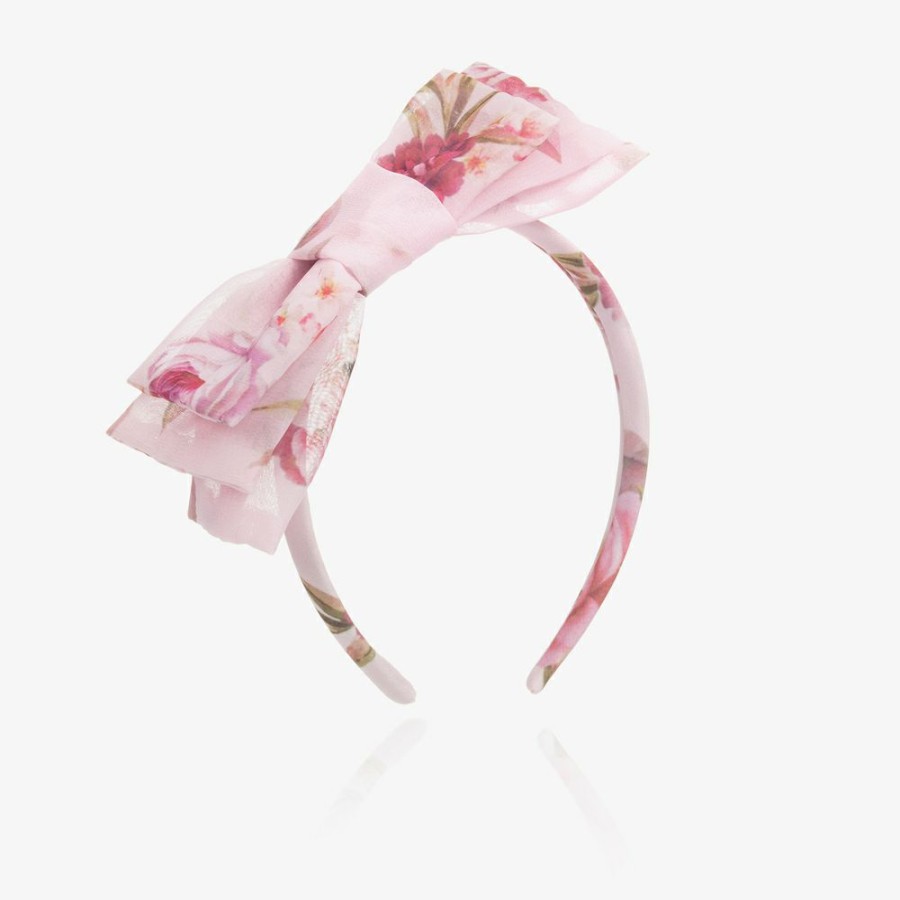 * Accessories | Sale Online Pink Floral Bow Hairband