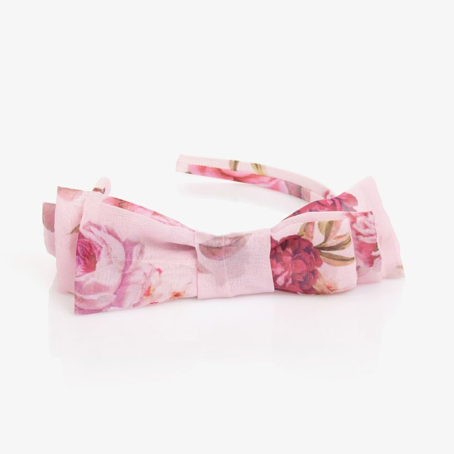 * Accessories | Sale Online Pink Floral Bow Hairband