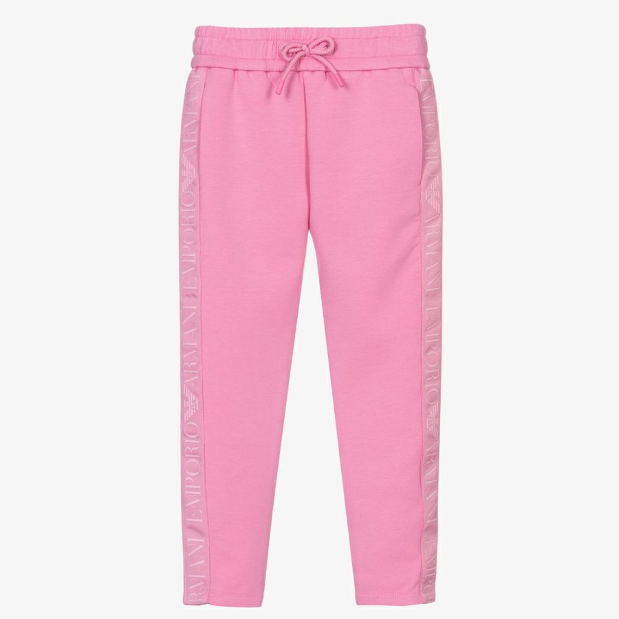 * Outfits | Exclusive Pink Logo Tape Joggers