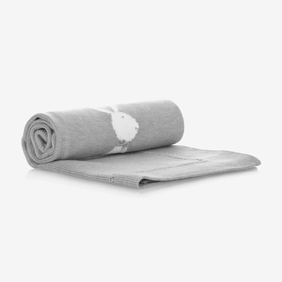 * Accessories | Good Quality Grey Bunny Blanket (85Cm)