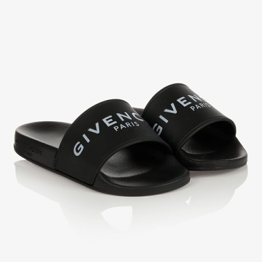 * Shoes | Best Sale Black Logo Sliders