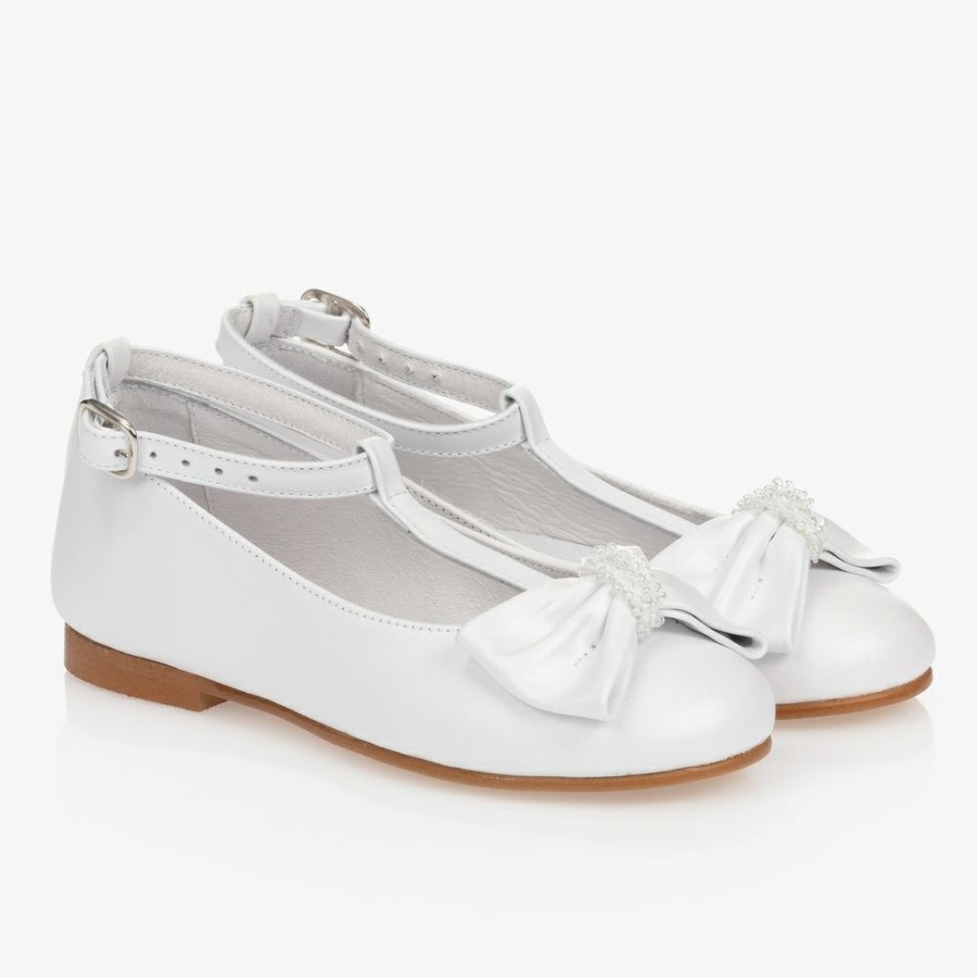 * Shoes | Quick Delivery Girls White Leather Shoes