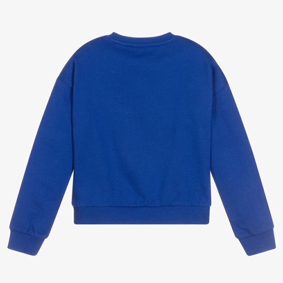 * Tops | Discounts Girls Blue Logo Sweatshirt