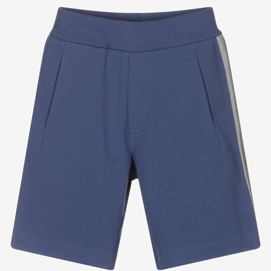 * Outfits | Crazy Deals Boys Blue Logo Tape Shorts