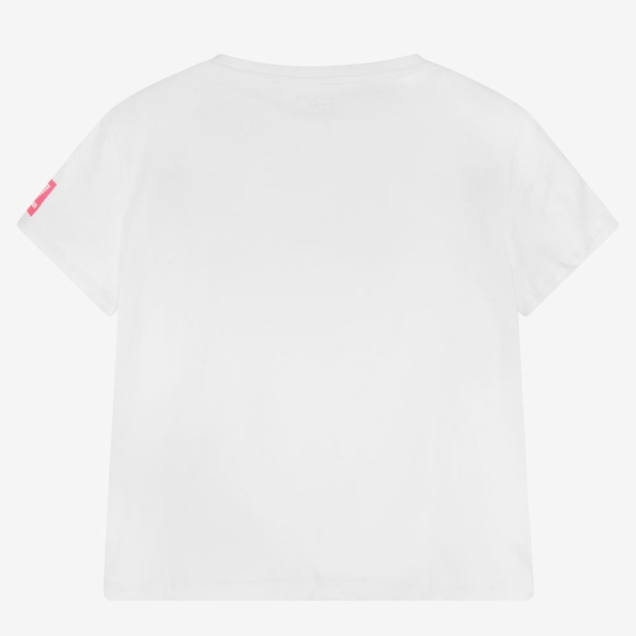 * Girl | Less Expensive Teen Girls White Crop T-Shirt