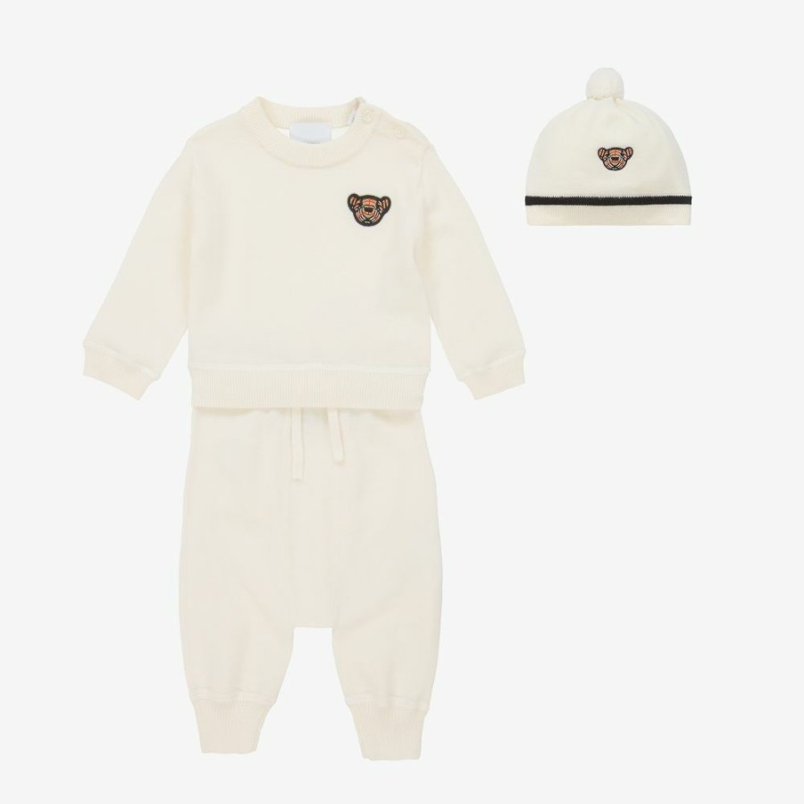 * Babysuits | Best-Selling Ivory Knitted Trouser Set