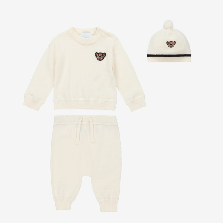 * Babysuits | Best-Selling Ivory Knitted Trouser Set