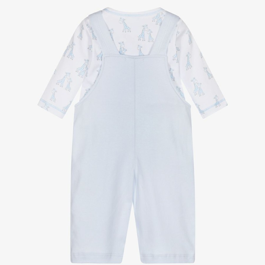 * Babysuits | Quick Delivery Pima Cotton Giraffe Dungarees Set