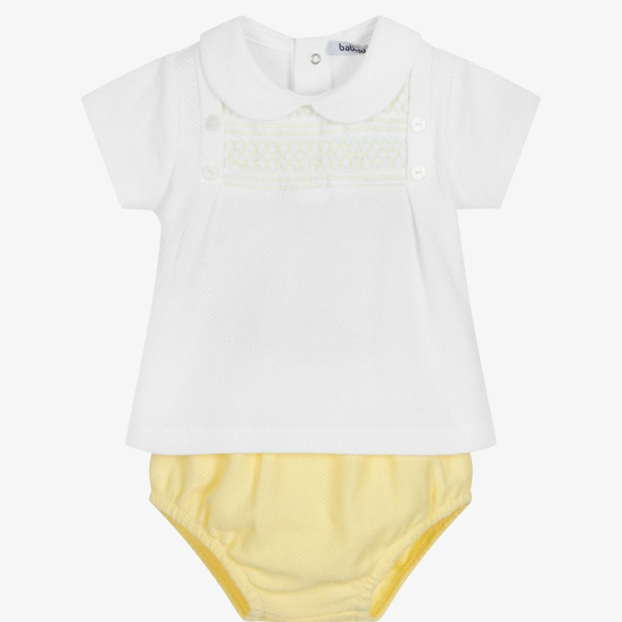 * Outfits | Best-Selling White Yellow Shorts Set