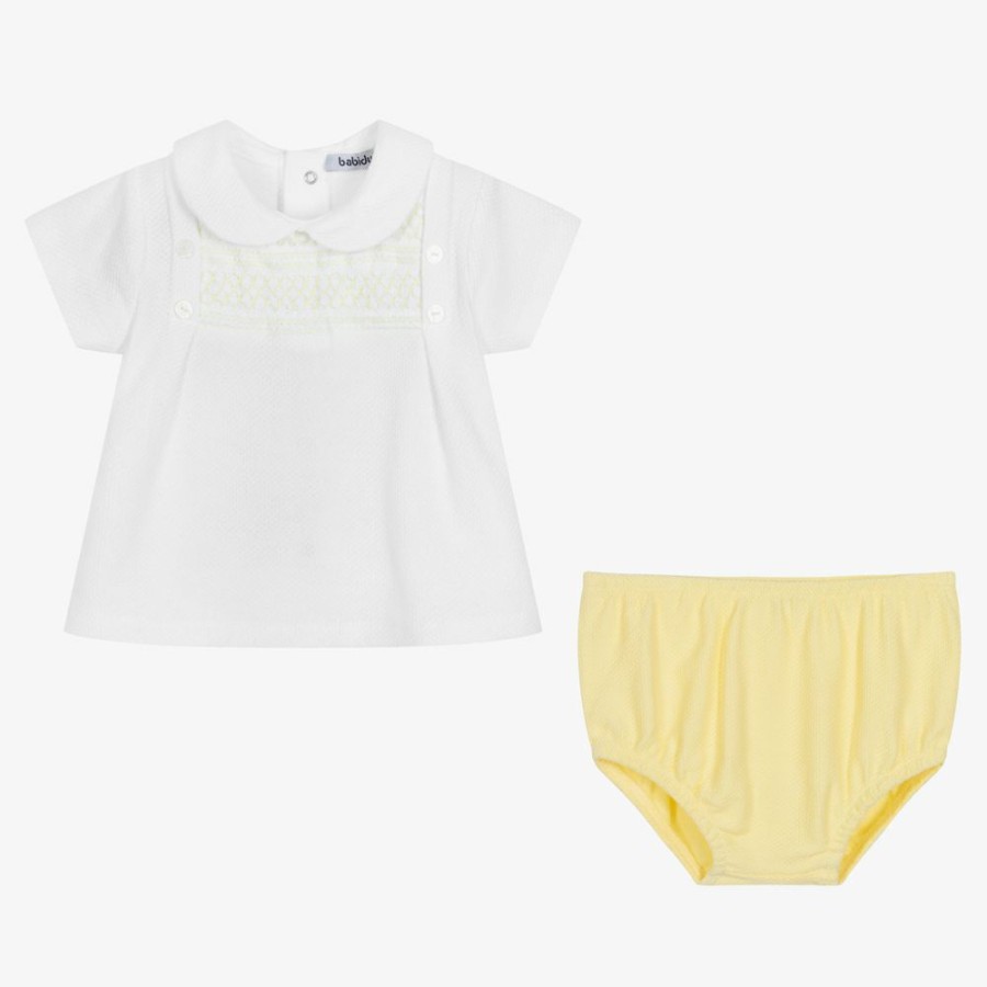 * Outfits | Best-Selling White Yellow Shorts Set