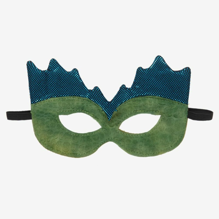 * Outfits | Best Price Green Blue Felt Dragon Mask