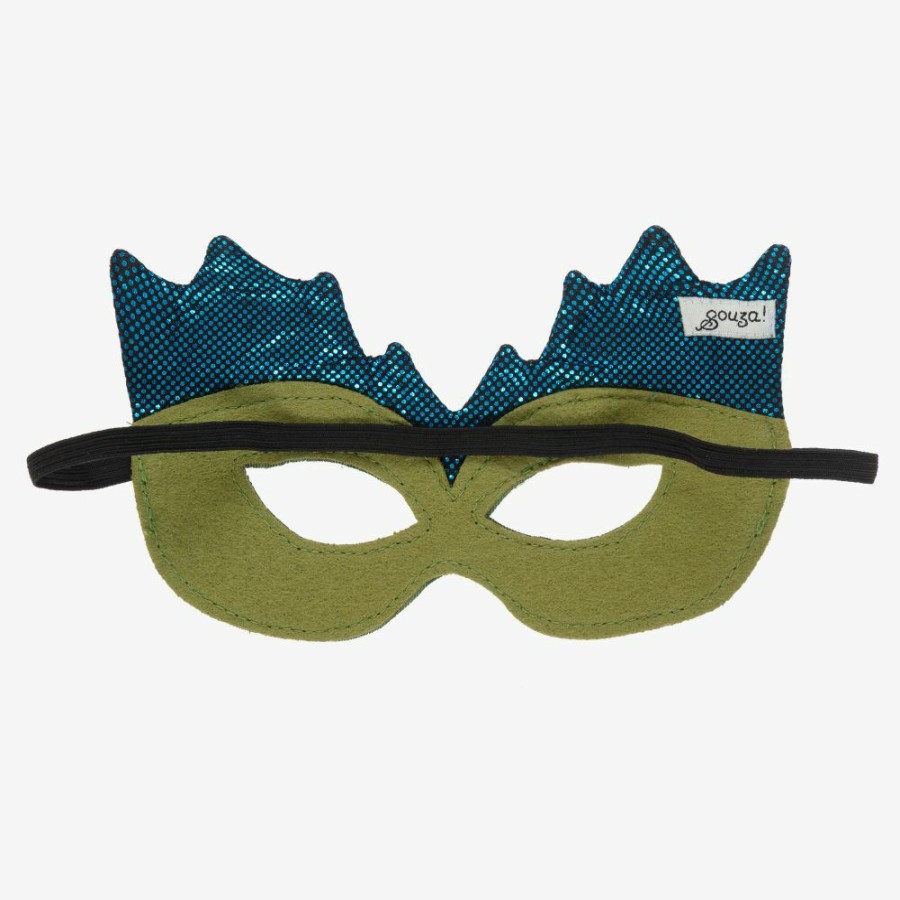 * Outfits | Best Price Green Blue Felt Dragon Mask