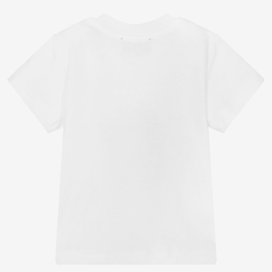 * Tops | Quick Delivery Baby Boys White Cotton T-Shirt