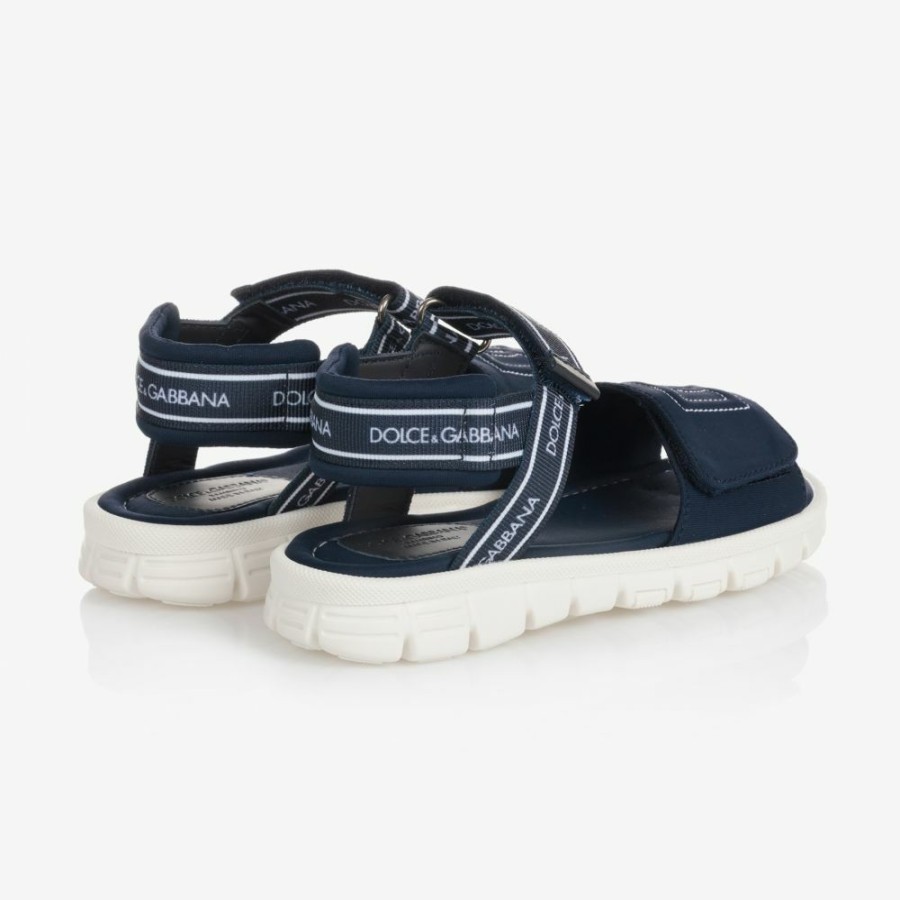 * Shoes | Best Choice Navy Blue Dg Logo Sandals