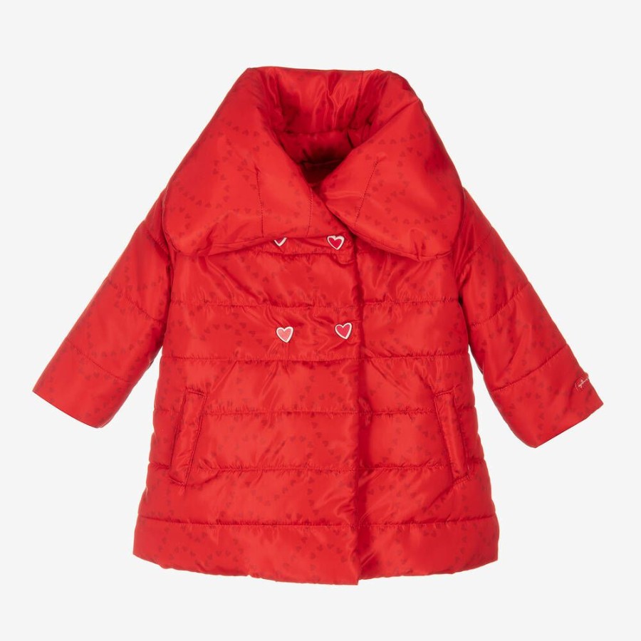 * Outfits | Popular Girls Red Puffer Coat