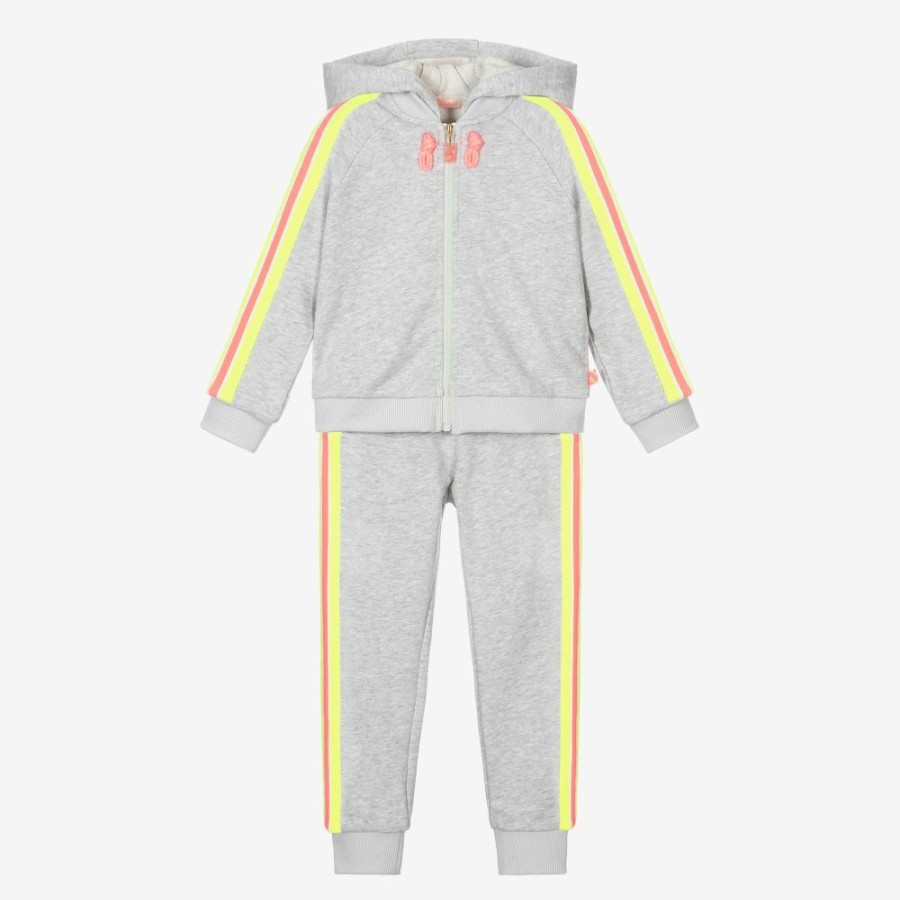 * Outfits | Crazy Deals Girls Grey Cotton Tracksuit