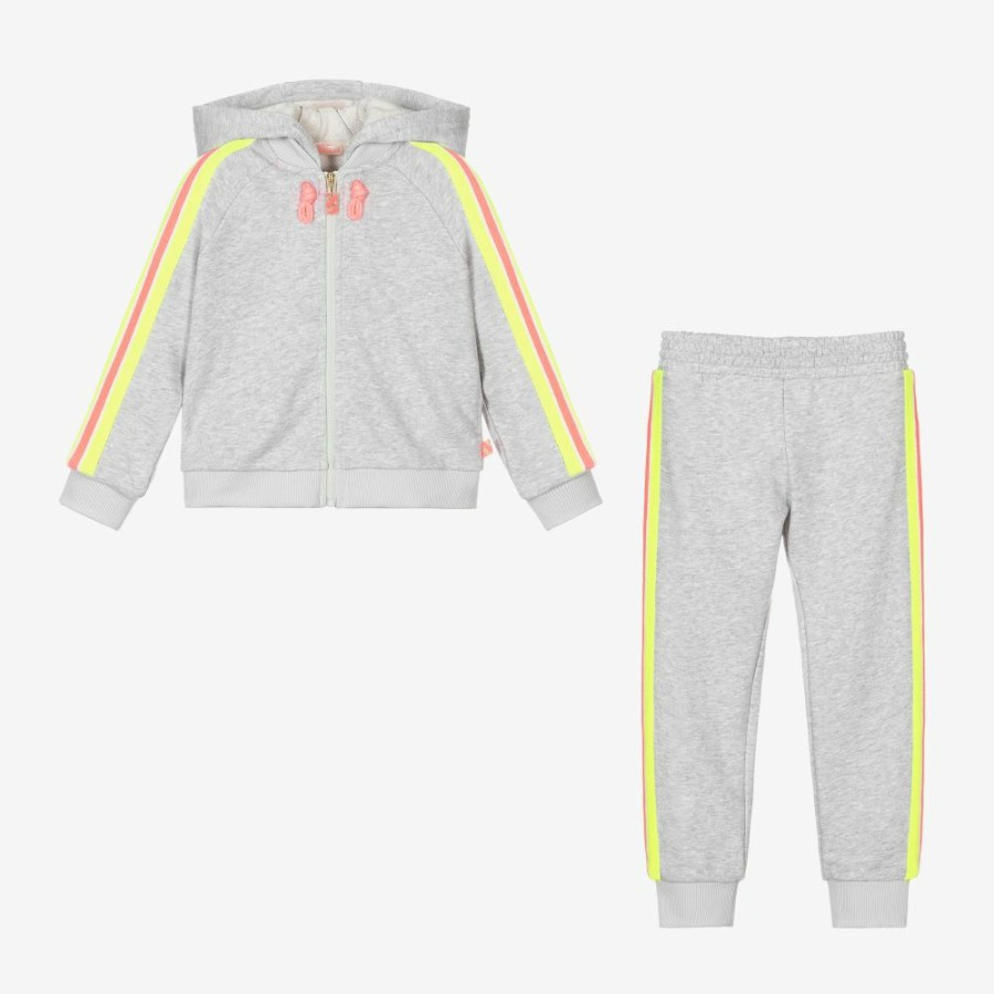 * Outfits | Crazy Deals Girls Grey Cotton Tracksuit