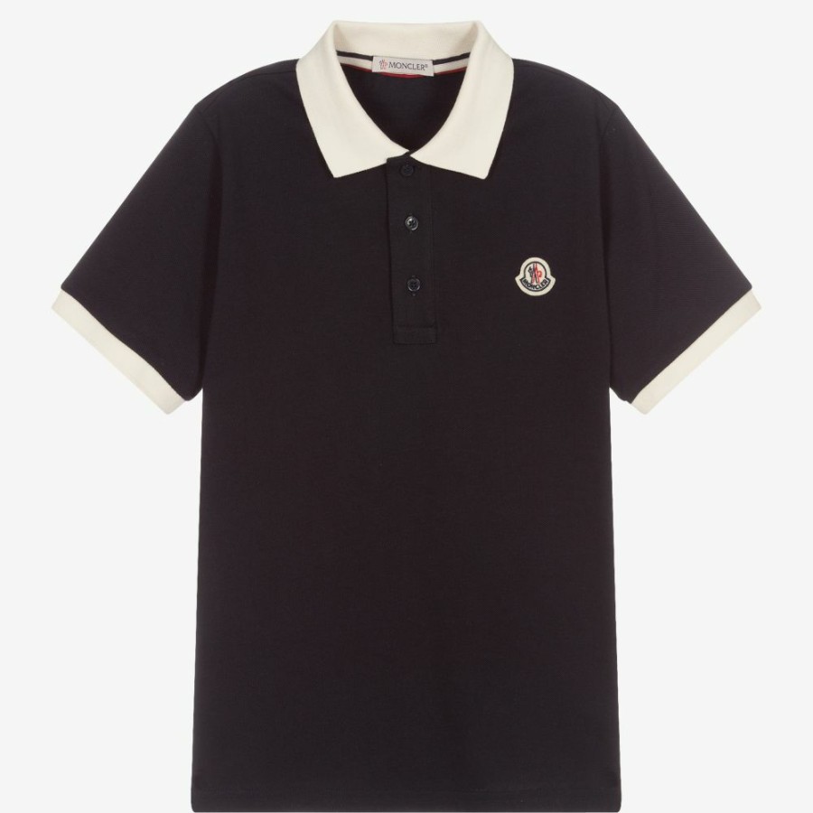 * Boy | Quick Delivery Teen Navy Blue Logo Polo Shirt