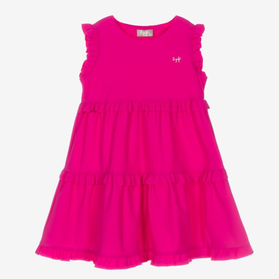 * Outfits | Online Girls Pink Frill Dress