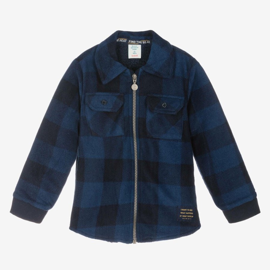 * Outfits | Cheaper Boys Blue Check Zip-Up Jacket